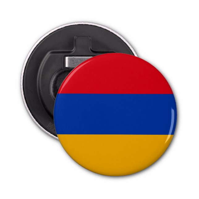 Patriotic Armenian Flag Bottle Opener (Front)