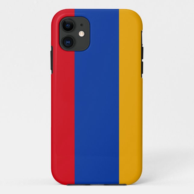 Patriotic Armenian Flag Case-Mate iPhone Case (Back)