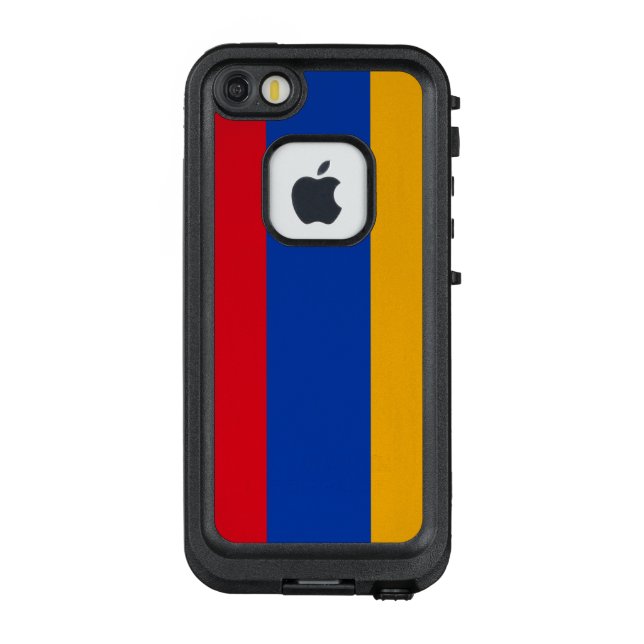 Patriotic Armenian Flag LifeProof iPhone Case (Back)