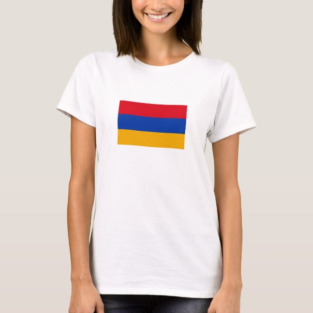 Patriotic Armenian Flag T-Shirt (Front)