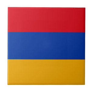 Patriotic Armenian Flag Tile