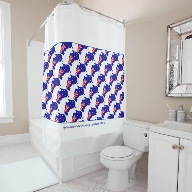 Patriotic AUSTRALIA FLAG Customized Scripture (In Situ)