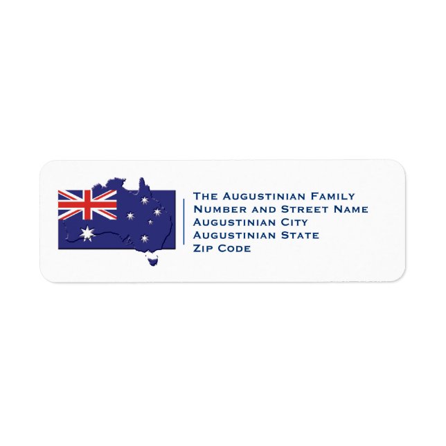 Patriotic | Australian Flag | AUSTRALIA | Return (Front)