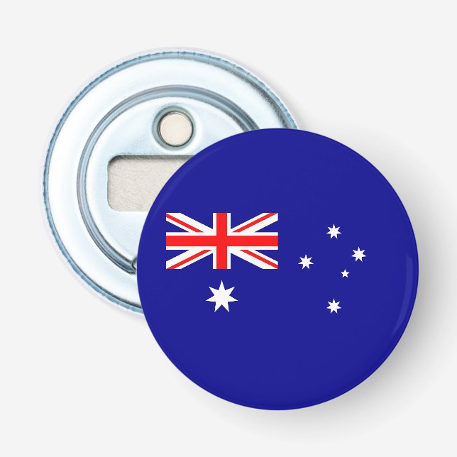 Patriotic Australian Flag Bottle Opener (Front)