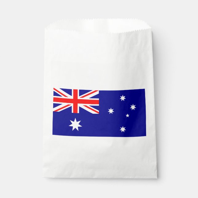 Patriotic Australian Flag Favour Bag (Front)