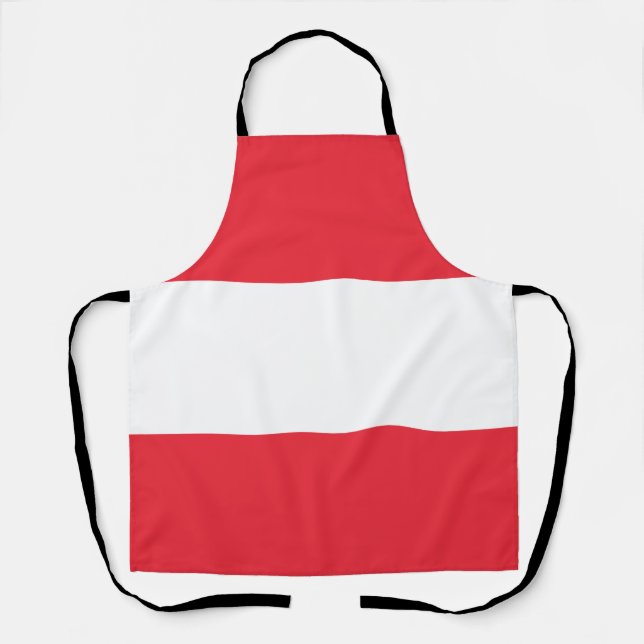 Patriotic Austrian Flag Apron (Front)