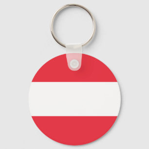 Patriotic Austrian Flag Keychain