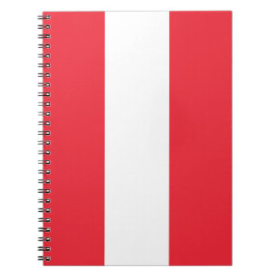 Patriotic Austrian Flag Notebook
