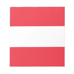 Patriotic Austrian Flag Notepad