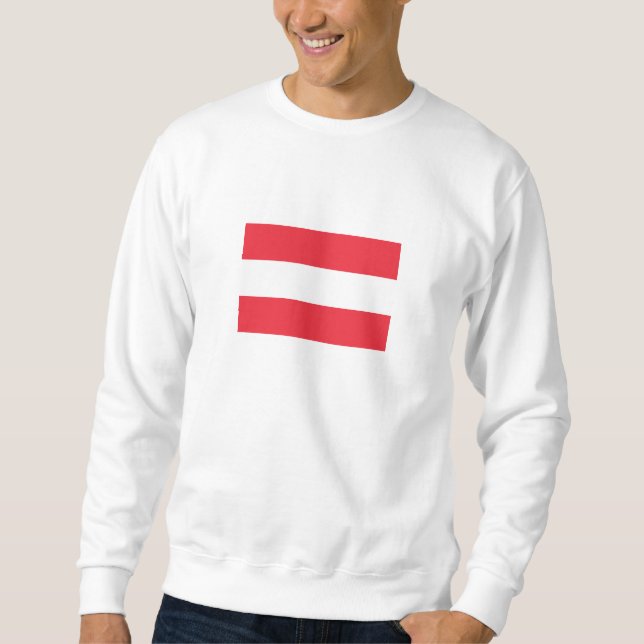 Patriotic Austrian Flag Sweatshirt (Front)