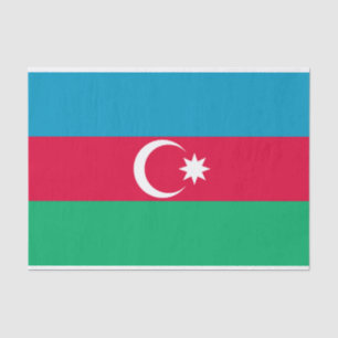 Patriotic Azerbaijan Flag Tissue Paper