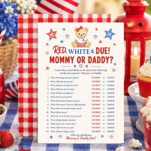 Patriotic Baby ABC Game Card