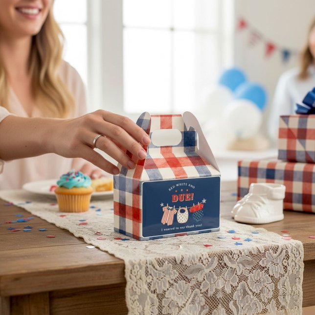 Patriotic Baby Shower Favour Box (Creator Uploaded)