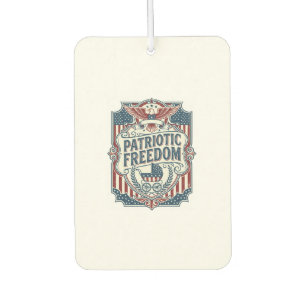 Patriotic Baby Shower Vector Graphic Tee Air Freshener