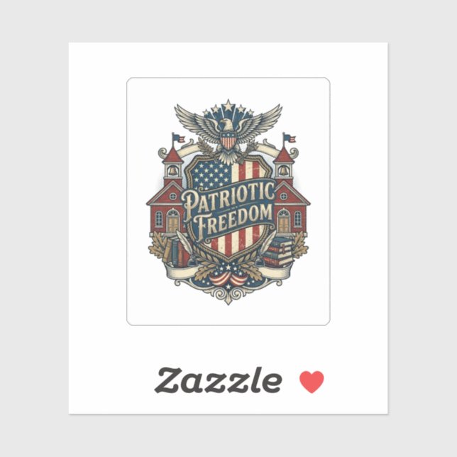 Patriotic Back to School Vector Graphic Tee (Sheet)