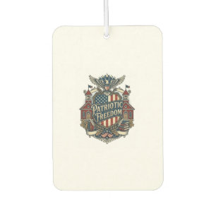 Patriotic Back to School Vector Graphic Tee Air Freshener