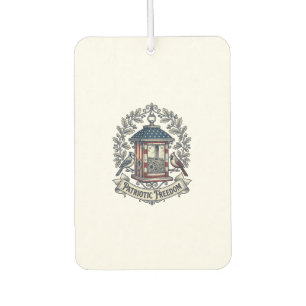 Patriotic Backyard Bird Feeder Vector Graphic Tee_ Air Freshener