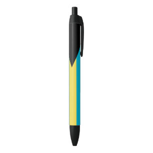 Patriotic Bahamian Flag Blue Ink Pen