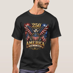 Patriotic Bald Eagle 4th of July American T-Shirt