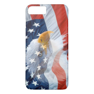Patriotic Bald Eagle American Flag Case-Mate iPhon Case-Mate iPhone Case