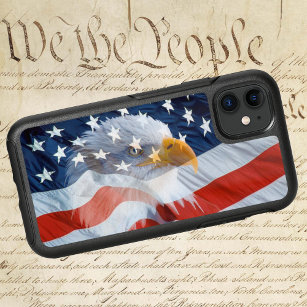 Patriotic Bald Eagle American Flag OtterBox Symmetry iPhone 8 Plus/7 Plus Case