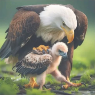Patriotic Bald Eagle Father’s Day Wildlife Gift