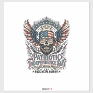 Patriotic Bandana Rocker Old Glory Music Rock Meta