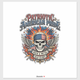 Patriotic Bandana Rocker Old Glory Music Rock Meta