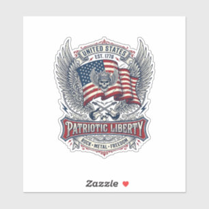 Patriotic Bandana Rocker Old Glory Music Rock Meta