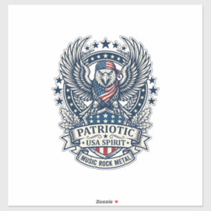 Patriotic Bandana Rocker Old Glory Music Rock Meta