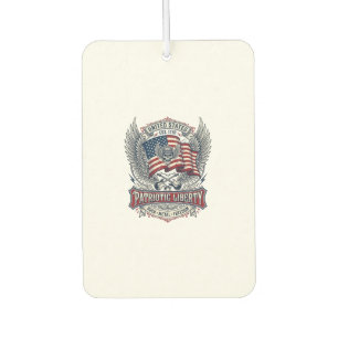 Patriotic Bandana Rocker Old Glory Music Rock Meta Air Freshener
