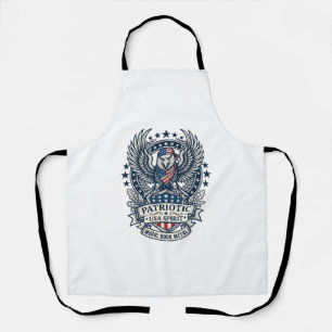 Patriotic Bandana Rocker Old Glory Music Rock Meta Apron
