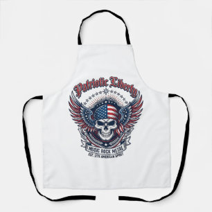 Patriotic Bandana Rocker Old Glory Music Rock Meta Apron