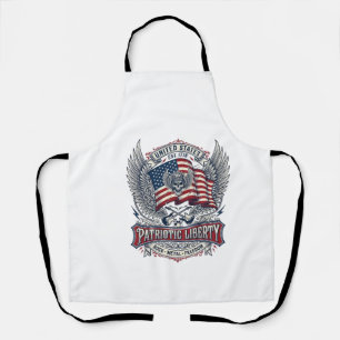 Patriotic Bandana Rocker Old Glory Music Rock Meta Apron