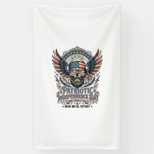 Patriotic Bandana Rocker Old Glory Music Rock Meta Banner