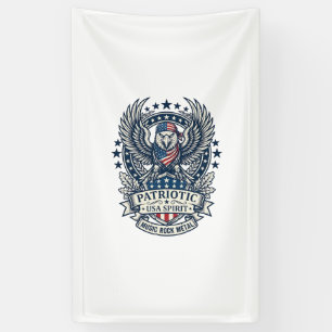 Patriotic Bandana Rocker Old Glory Music Rock Meta Banner