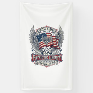 Patriotic Bandana Rocker Old Glory Music Rock Meta Banner