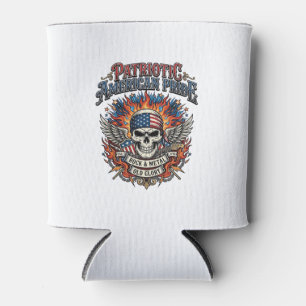 Patriotic Bandana Rocker Old Glory Music Rock Meta Can Cooler