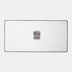 Patriotic Bandana Rocker Old Glory Music Rock Meta Desk Mat