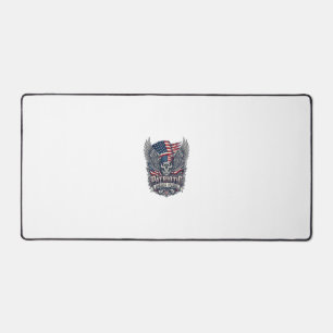 Patriotic Bandana Rocker Old Glory Music Rock Meta Desk Mat