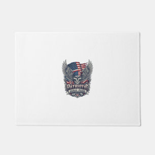 Patriotic Bandana Rocker Old Glory Music Rock Meta Doormat