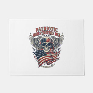 Patriotic Bandana Rocker Old Glory Music Rock Meta Doormat