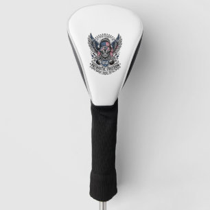 Patriotic Bandana Rocker Old Glory Music Rock Meta Golf Head Cover
