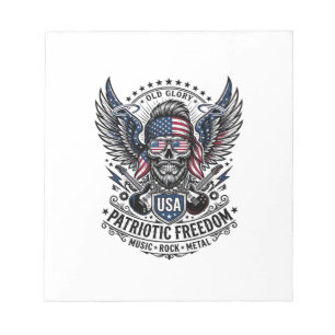 Patriotic Bandana Rocker Old Glory Music Rock Meta Notepad