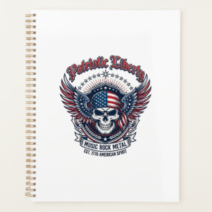 Patriotic Bandana Rocker Old Glory Music Rock Meta Planner