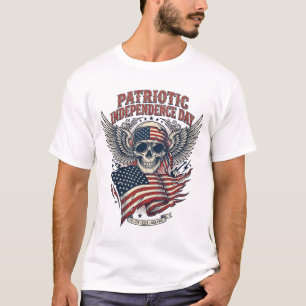 Patriotic Bandana Rocker Old Glory Music Rock Meta T-Shirt