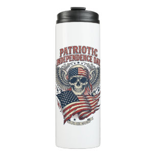 Patriotic Bandana Rocker Old Glory Music Rock Meta Thermal Tumbler