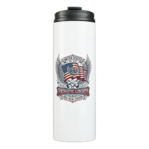 Patriotic Bandana Rocker Old Glory Music Rock Meta Thermal Tumbler