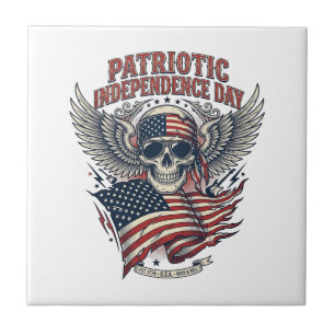 Patriotic Bandana Rocker Old Glory Music Rock Meta Tile