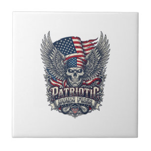 Patriotic Bandana Rocker Old Glory Music Rock Meta Tile